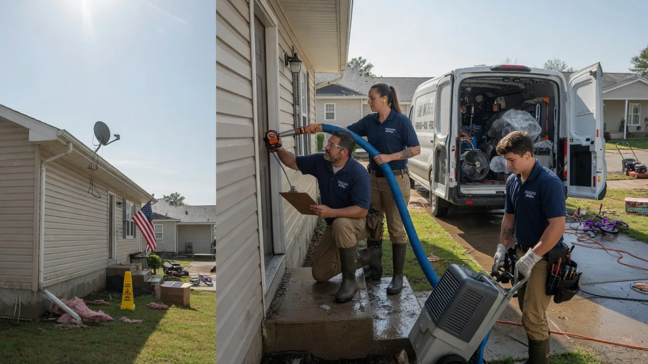 Ceiling Water Damage Restoration in Woodway, TX near me